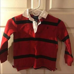 Boy’s Ralph Lauren Collard Long Sleeve Polo Shirt